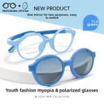 Student Sunglasses Professional Grade Myopia Prevention Control Eyeglass Anti UV Polarized Detachable Clip on Glasses - Image 6