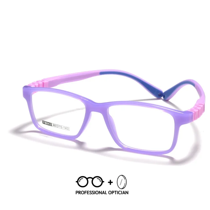 Medical Children's Myopia Control Glasses for Boys and Girls Aged 6-10 with Skin Friendly Anti Slip Silicone Detachable Temples - Image 8