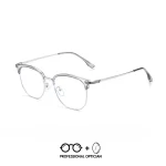 Fashion Casual Men's Anti-blue Light Glasses Eyebrow Eyeglasses Pure Titanium Prescription Glasses Men  Oculos Masculino De Grau - Image 2