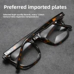Tortoiseshell Material Eyeglasses, Stylish Vintage, Prescription Glasses Men Oculos Masculino De Grau Multifocales Progresivos - Image 7
