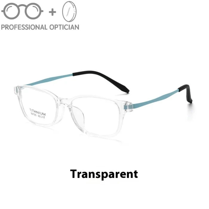 Ultra-light Pure Titanium Kids Eyeglasses Jelly Color Frames Girl Myopia Blue Light Glasses Men Optical Prescription Progressive - Image 3