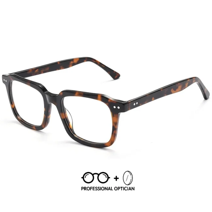 Comfortable Ultra-Light Myopia Blue Light Glasses Men Retro Literature Designer Style Eyewear Prescription Glasses نظارات طبية - Image 4