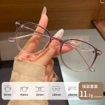 High End Retro Tortoiseshell Round Frame Korean Style Myopia Hyperopia Astigmatism Anti Blue Light Prescription Optical Glasses - Image 6