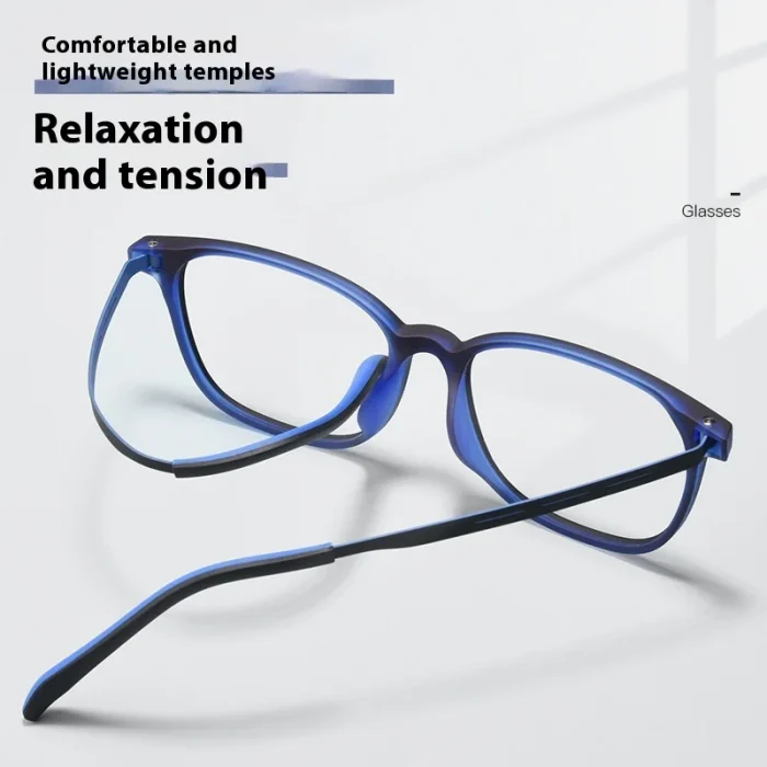 Rubber Titanium Full Titanium Ultralight Men's Student Myopia Hyperopia Astigmatism Anti Blue Light Prescription Optical Glasses - Image 10