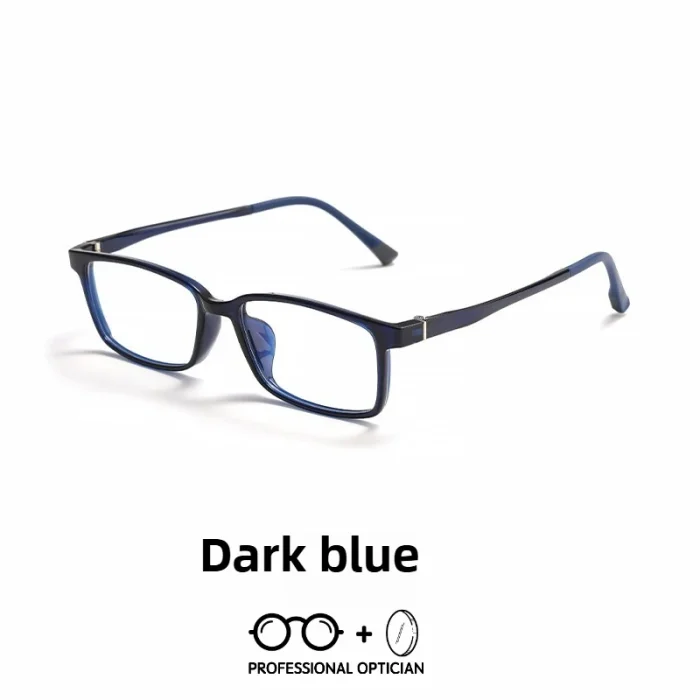 Casual Literary TR90 Square Full Frame Men and Women Myopia Hyperopia Anti Blue Light Prescription Progresivos Optical Glasses - Image 2
