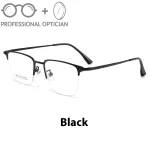 Simple Business Fashion Versatile Ultra Light Alloy Myopia Hyperopia Astigmatism Anti Blue Light Prescription Optical Glasses - Image 3
