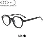 Vintage Quality Black Acetate Small Frame Myopia Eyeglasses Okulary Korekcyjne Damskie Na Receptę Prescription Glasses Women - Image 2