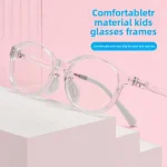 Ultra-light TR90 New Kid Myopia Frames Transparent Small Frame Student Blue Light Glasses Men Optical Prescription Progressive - Image 7