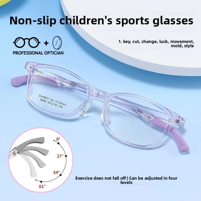 Kids’ Glasses  Astigmatism and Hyperopia, Control Eyewear for Young Students, Light Comfortable, Adjustable Prescription Glasses - Image 6
