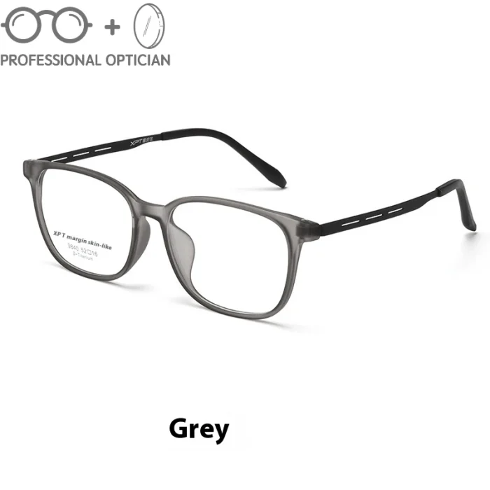 Rubber Titanium Full Titanium Ultralight Men's Student Myopia Hyperopia Astigmatism Anti Blue Light Prescription Optical Glasses - Image 3