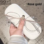 Fashion Ultralight Retro Round Frame Japanese Style Myopia Hyperopia Astigmatism Anti Blue Light Prescription Optical Glasses - Image 5