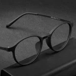 Ultra-light Full-frame Retro TR Round Optical Frames Men's Korean-style Trendy Myopia Blue Light Prescription Glasses Women - Image 9