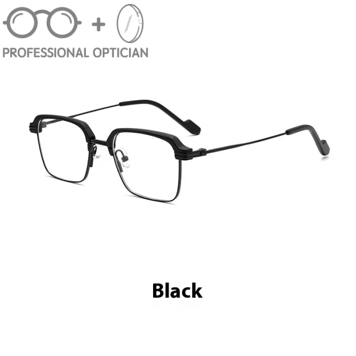 Business Ultra-light Retro Full-frame Browline Myopia Blue Light Glasses Men Optical Prescription Progressive نظارات طبية Women - Image 2