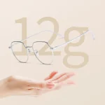 Unisex Ultra Light Polygon Alloy Fashion Myopia Hyperopia Astigmatism Anti Blue Light Prescription Optical Glasses - Image 9
