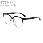 Two-Tone Transparent Black, Slimming Design, Super Light TR90 Glasses Men Optical Prescription Progressive Unisex نظارات طبية - Image 6