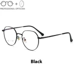 Women's Vintage Titanium Glasses Frame - Retro Round HD Optical Eyewear, Lightweight Prescription Eyeglasses Blue Light - Image 5