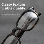 Tortoiseshell Material Eyeglasses, Stylish Vintage, Prescription Glasses Men Oculos Masculino De Grau Multifocales Progresivos - Image 6