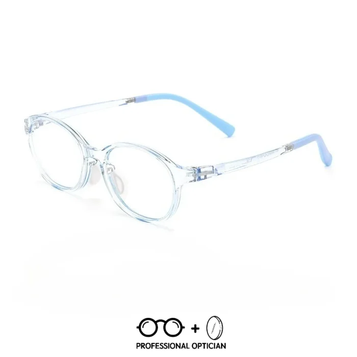 Ultra-light TR90 New Kid Myopia Frames Transparent Small Frame Student Blue Light Glasses Men Optical Prescription Progressive - Image 4
