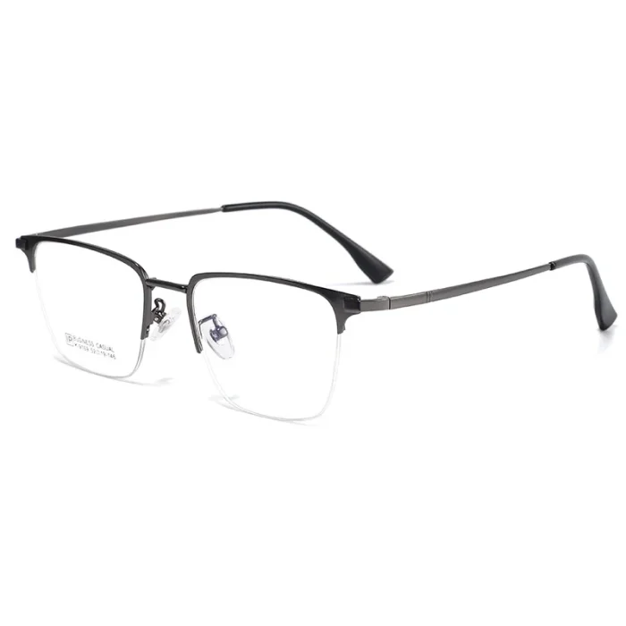 Simple Business Fashion Versatile Ultra Light Alloy Myopia Hyperopia Astigmatism Anti Blue Light Prescription Optical Glasses - Image 9