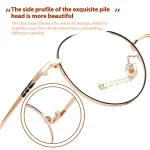 Fashion Retro Style Round Ultra-light Pure Titanium Full Small Blue Light Prescription Glasses Women Oculos De Grau Feminino - Image 9