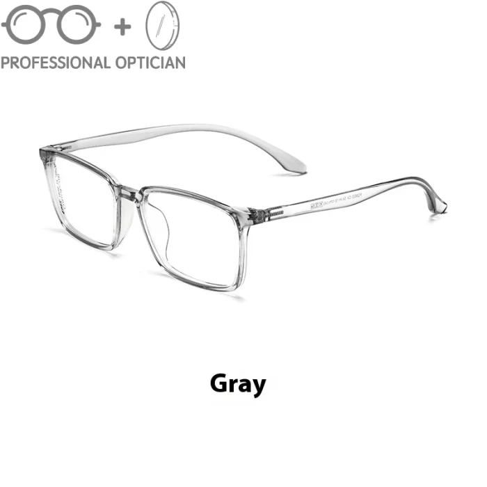 Ultra-light TR90 New Stylish Square Frames Unisex Myopia Blue Light Glasses Men Optical Prescription Progressive نظارات طبية - Image 5