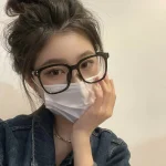 Large Black Frame Fashion Transparent Ultra Light Myopia Hyperopia Astigmatism Anti Blue Light Prescription Optical Glasses - Image 6