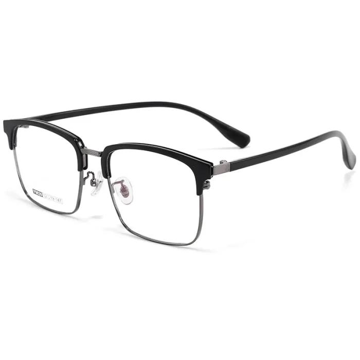 Business Full Frame High Quality Alloy Elastic Temple Myopia Hyperopia Astigmatism Anti Blue Light Prescription Optical Glasses - Image 11