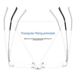 Ultralight Pure Titanium Simple Rimless Business Myopia Anti BlueLight Glasses Men Optical Prescription Multifocales Progresivos - Image 8