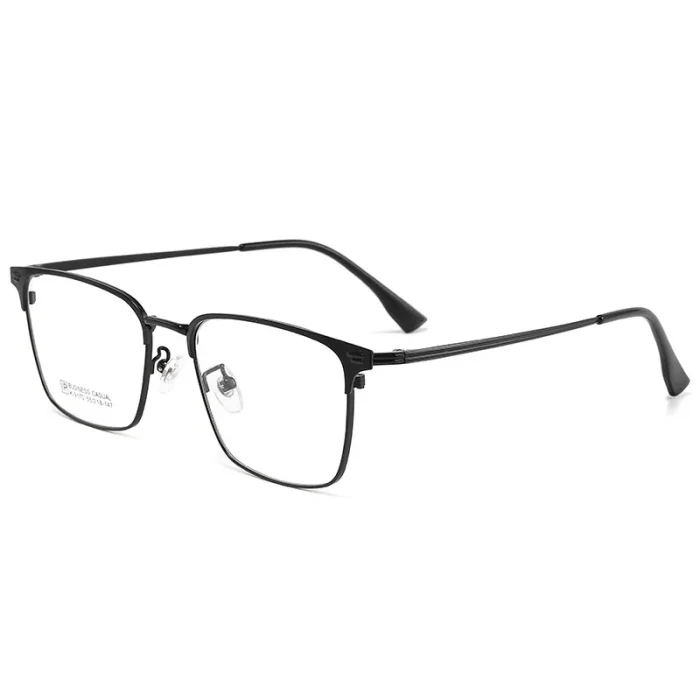 Ultra Light Business Square Black Frame Myopia Hyperopia Astigmatism Anti Blue Light Prescription Progressive Optical Glasses - Image 9
