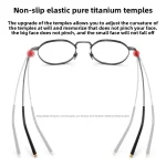 Ultra-light Pure Titanium Retro Small Round Myopia Blue Light Glasses Unisex Optical Prescription Multifocales Progresivos - Image 8