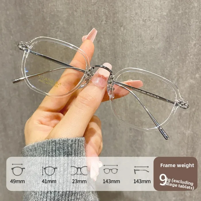Fashionable Ultralight Versatile Makeup Free Essential Myopia Hyperopia Astigmatism Anti Blue Light Prescription Optical Glasses - Image 3