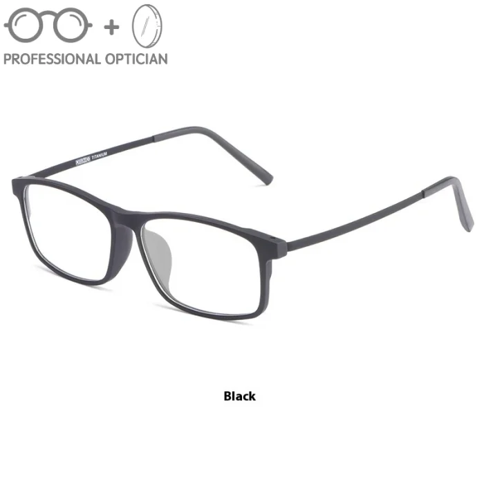 Demagnetized Titanium Prescription Glasses Men Multifocales Progresivos - Full-Rim TR90 Frame, Flexible Design for Narrow Faces - Image 2