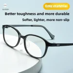 Youth Prevention and Control Eyeglasses Frame Ultra-light Pure Titanium Temple Myopia Children's Prescription Blue Light Glasses - Image 7