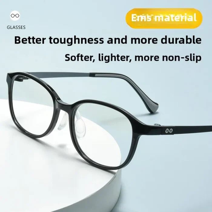 Youth Prevention and Control Eyeglasses Frame Ultra-light Pure Titanium Temple Myopia Children's Prescription Blue Light Glasses - Image 7
