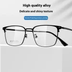 Ultra Light Business Square Black Frame Myopia Hyperopia Astigmatism Anti Blue Light Prescription Progressive Optical Glasses - Image 7