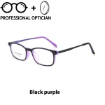 High Degree TR90 Small Frame Casual Ultra Light Titanium Frame Student Myopia Hyperopia Anti Blue Light Prescription Glasses - Image 3