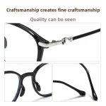 High End Retro Tortoiseshell Round Frame Korean Style Myopia Hyperopia Astigmatism Anti Blue Light Prescription Optical Glasses - Image 11