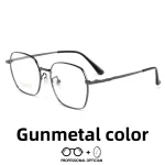 Trendy Fashionable New Vintage Irregular Polygon Large Frame Blue Light Myopia Glasses Men Optical Prescription Progressive - Image 3