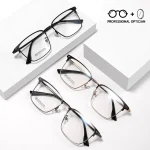 Ultra Light Business Square Black Frame Myopia Hyperopia Astigmatism Anti Blue Light Prescription Progressive Optical Glasses - Image 5