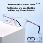 Ultra-light Pure Titanium Kids Eyeglasses Jelly Color Frames Girl Myopia Blue Light Glasses Men Optical Prescription Progressive - Image 6