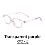 Ultra-light TR90 New Kid Myopia Frames Transparent Small Frame Student Blue Light Glasses Men Optical Prescription Progressive - Image 3