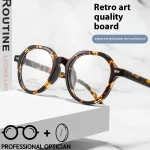 Vintage Quality Black Acetate Small Frame Myopia Eyeglasses Okulary Korekcyjne Damskie Na Receptę Prescription Glasses Women - Image 7