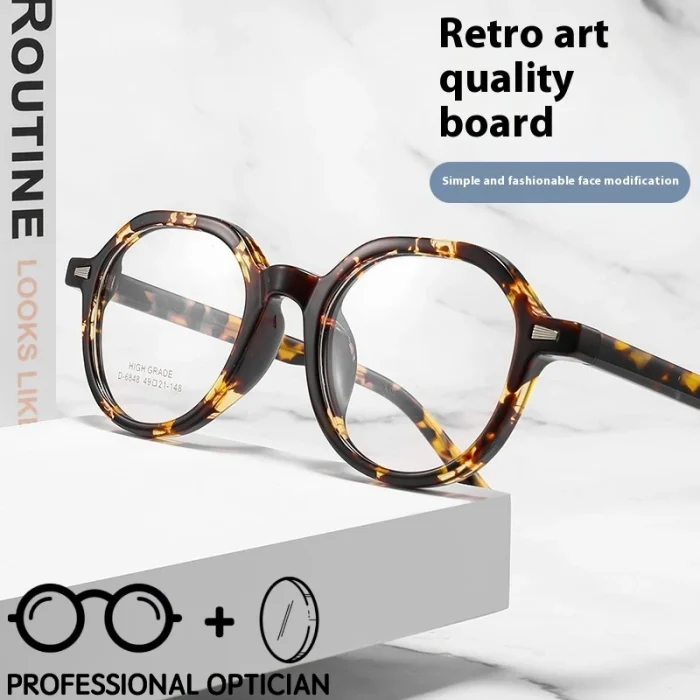 Vintage Quality Black Acetate Small Frame Myopia Eyeglasses Okulary Korekcyjne Damskie Na Receptę Prescription Glasses Women - Image 7