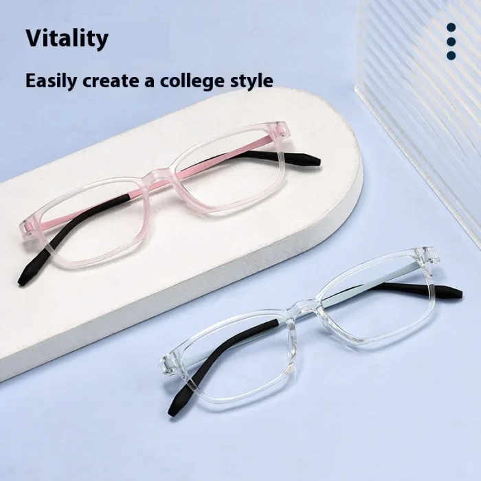Ultra-light Pure Titanium Kids Eyeglasses Jelly Color Frames Girl Myopia Blue Light Glasses Men Optical Prescription Progressive - Image 7