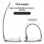 Business Full Frame High Quality Alloy Elastic Temple Myopia Hyperopia Astigmatism Anti Blue Light Prescription Optical Glasses - Image 9