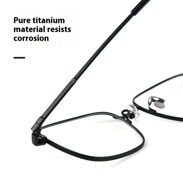 New Ultra-light Pure Titanium Business Full-frame Anti-blue Light Myopia Prescription Multifocal Progressive Glasses Men Women - Image 9