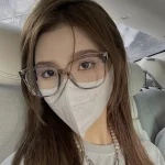 Large Black Frame Fashion Transparent Ultra Light Myopia Hyperopia Astigmatism Anti Blue Light Prescription Optical Glasses - Image 7