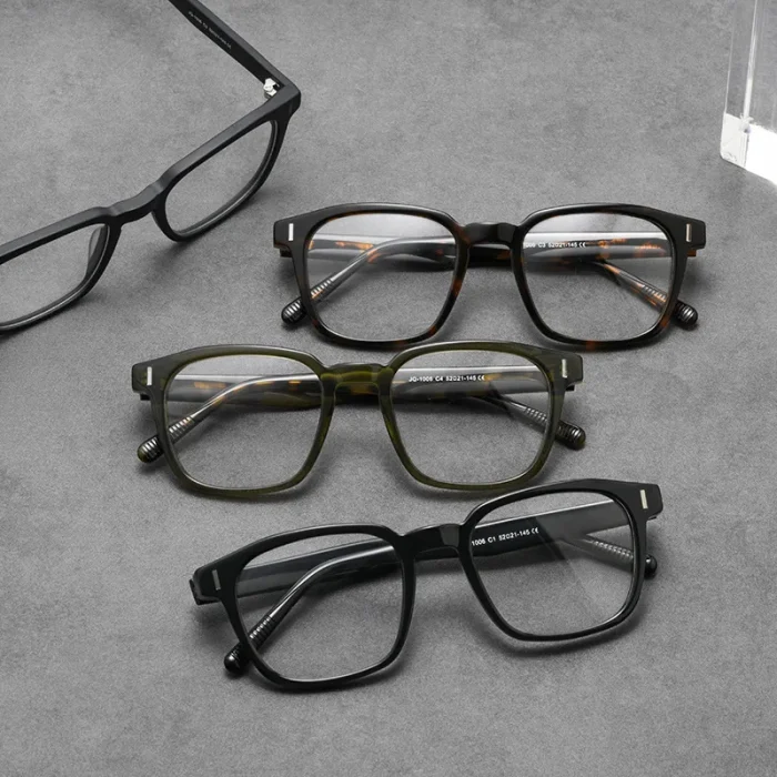 Tortoiseshell Material Eyeglasses, Stylish Vintage, Prescription Glasses Men Oculos Masculino De Grau Multifocales Progresivos - Image 8