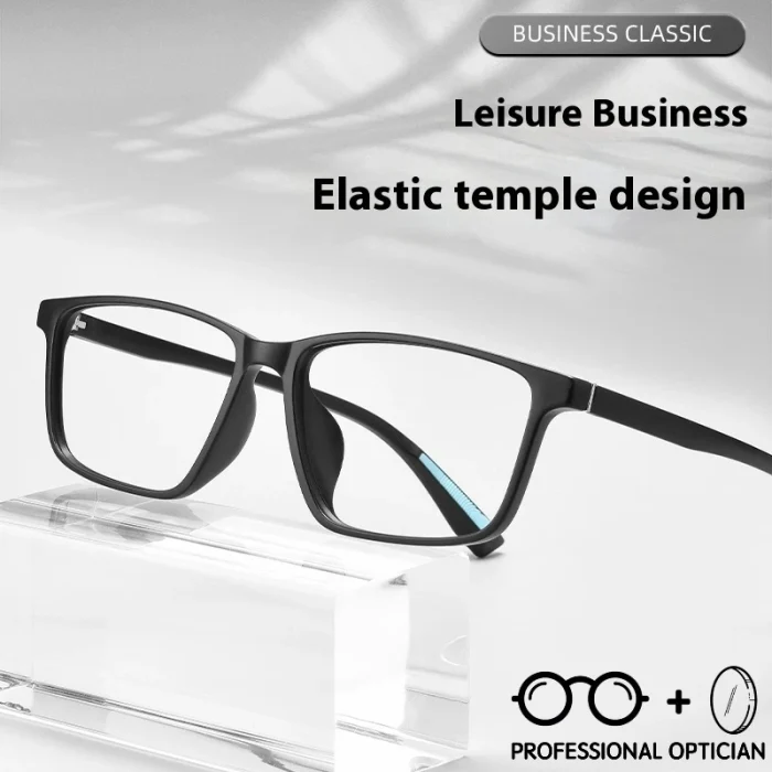 Men's Full-Rim Square TR90  Prescription Glasses Okulary Korekcyjne Damskie Na Receptę Oculos Masculino De Grau Oculos De Grau - Image 6