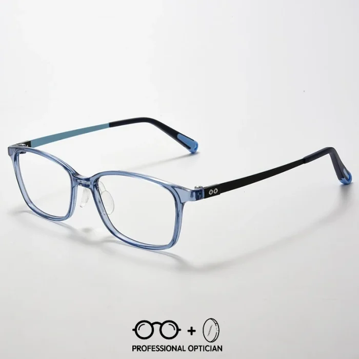 Teenagers Children Students Ultra Light TR + Titanium Myopia Hyperopia Astigmatism Anti Blue Light Optical Glasses - Image 5